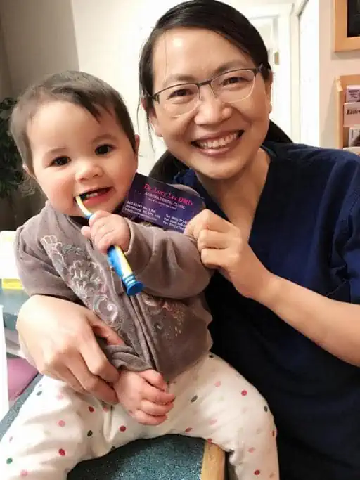 Lucy and baby